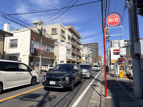 旧水戸街道松戸駅方面県道5号)